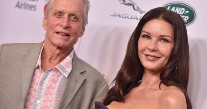 Michael Douglas and Catherine Zeta-Jones. Credit: Shutterstock